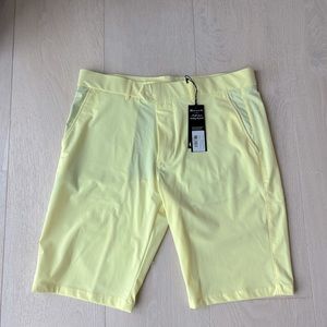 NWT Greyson Montauk Golf Shorts - size 34. Daffodil Yellow.